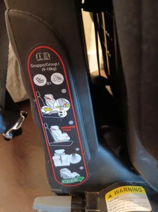 Silla coche Foppapedretti Isofix 9-18 kg