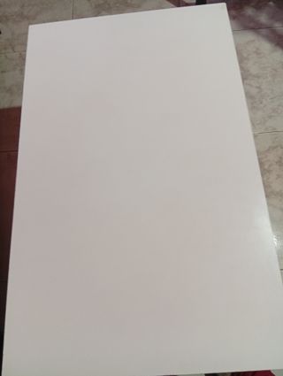 Mesa de centro salón blanca  de madera