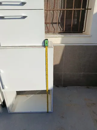 Mueble de cocina blanco