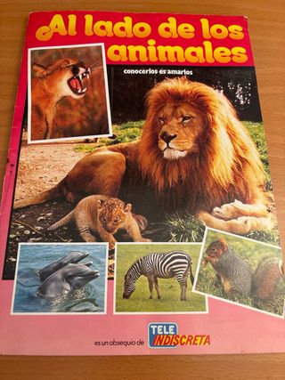 Álbum Cromos Al Lado de los Animales TI