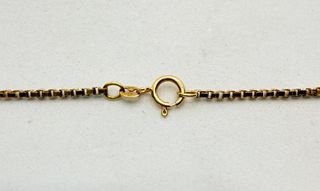 Cadena Veneciana de oro de 18k, 8.26 g, 63 cm.