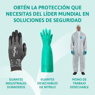 Ansell TouchNTuff 69-318 Guantes Latex Desechables