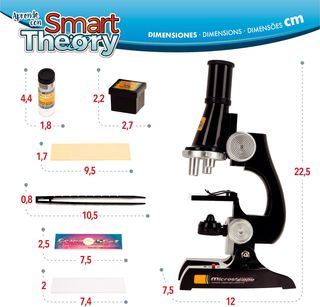 ColorBaby 44189 - Microscopio de Juguete con luz,