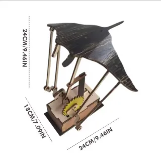 Figura Mecánica Manta Raya - Decoración Cinética