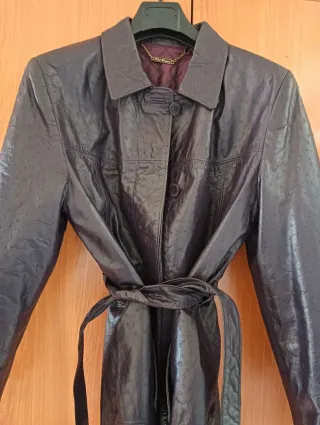 Chaqueta Cuero Genuino Mujer Talla 44