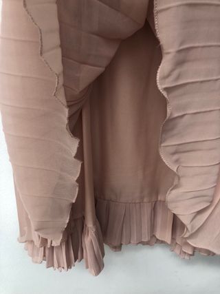 Vestido fiesta rosa talla única