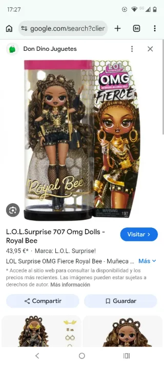 Muñeca LOL Surprise con soporte