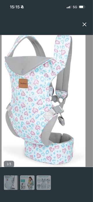 Mochila ergonómica para bebé