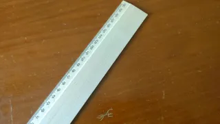 REGLA DE MADERA. 30 Cm.