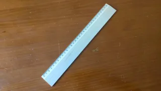 REGLA DE MADERA. 30 Cm.