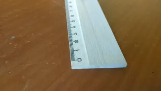 REGLA DE MADERA. 30 Cm.