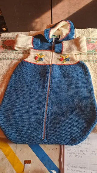 Sacco nanna neonato fatto in Italia anni 70
