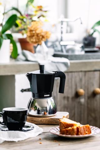 Monix Induction Inox Cafetera Italiana de Aluminio