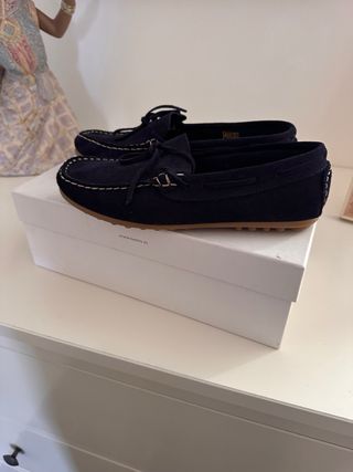 Mocasines Nanos Azul Marino