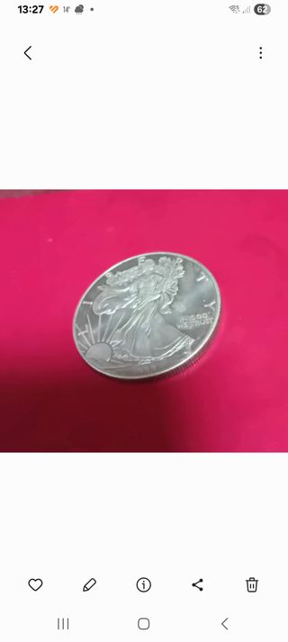 Moneda USA 1988 Plata 1 oz