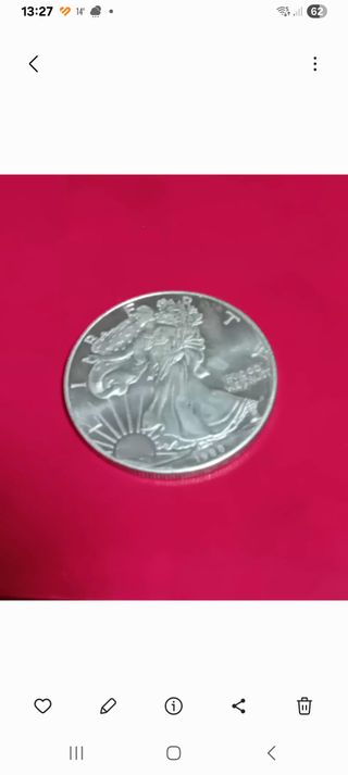 Moneda USA 1988 Plata 1 oz