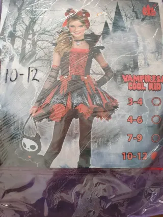 Disfraz Vampiresa Cool Kid 10-12