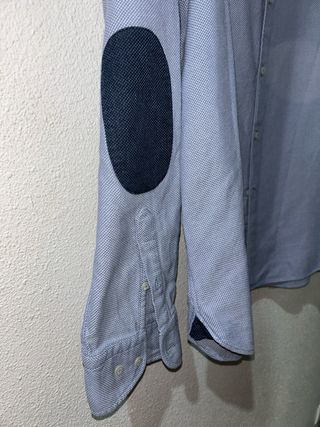 Camisa azul Massimo Dutti hombre