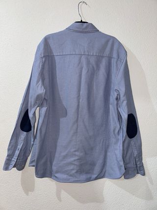 Camisa azul Massimo Dutti hombre