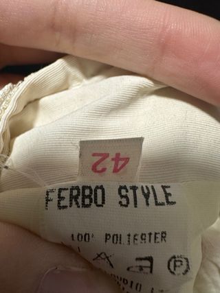 Conjunto Ferbo Style Beige Encaje