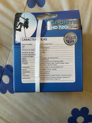 Cámara Deportiva HD 720p LCD 2.0