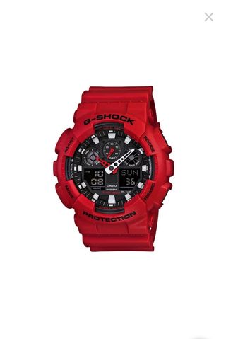Reloj G-Shock GA-100B Rojo