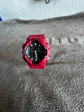 Reloj G-Shock GA-100B Rojo
