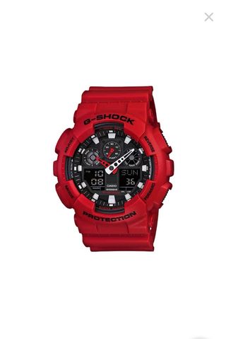 Reloj G-Shock GA-100B Rojo