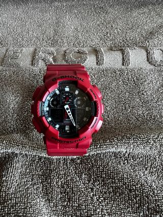 Reloj G-Shock GA-100B Rojo