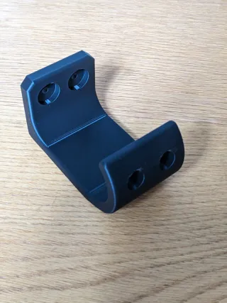 Soporte pared bici negro