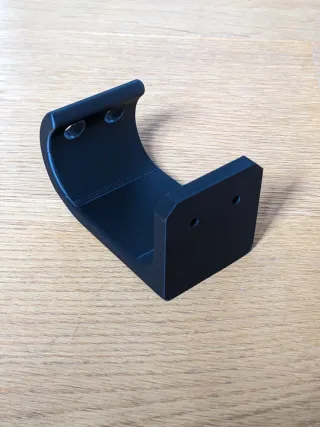 Soporte pared bici negro