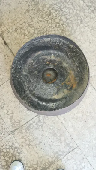 Gong chino antiguo de cobre