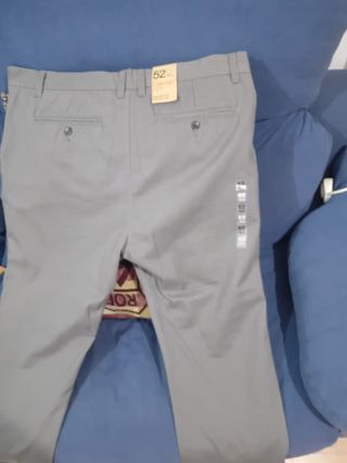 PANTALON GRIS KIABI NUEVO T-52