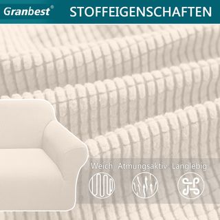 Granbest Funda de sofá de alta elasticidad, modern