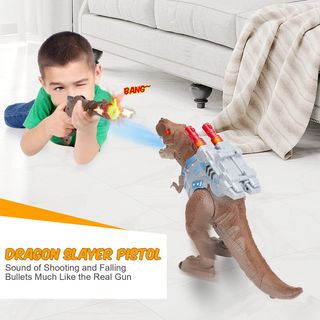 - Smalody Juguete de Dinosaurio con Control Remo