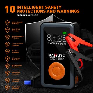 Arrancador Coche 3000A + Compresor 150 PSI