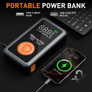 Arrancador Coche 3000A + Compresor 150 PSI