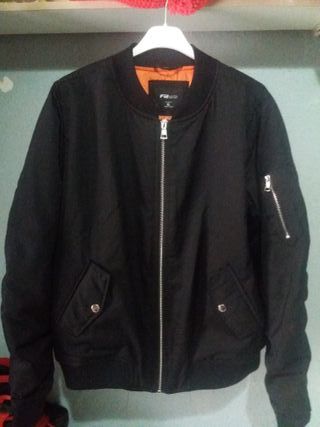 Bomber FB SISTER XL Negra Naranja