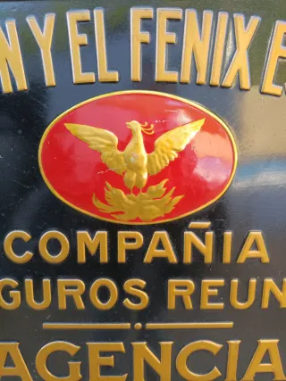 Cartel Chapa La Unión y el Fénix Español