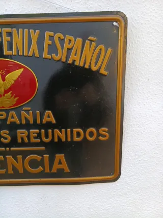Cartel Chapa La Unión y el Fénix Español