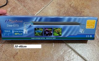 pantalla led pecera acuario 30 a 40 cm luz