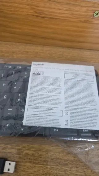 Rato e Teclado Sem Fios Logitech Preto