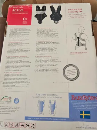 Mochila Portabebés BabyBjörn ACTIVE 0+