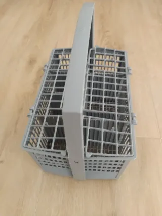 Cestillo cubiertos lavavajillas gris