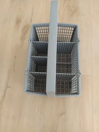 Cestillo cubiertos lavavajillas gris