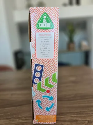 Tren de madera ELC Little Town Set 35 piezas