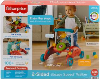 - Fisher-Price Andador 2 caras Correpasillos con