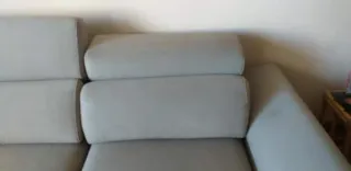 Sofá modular gris como nuevo