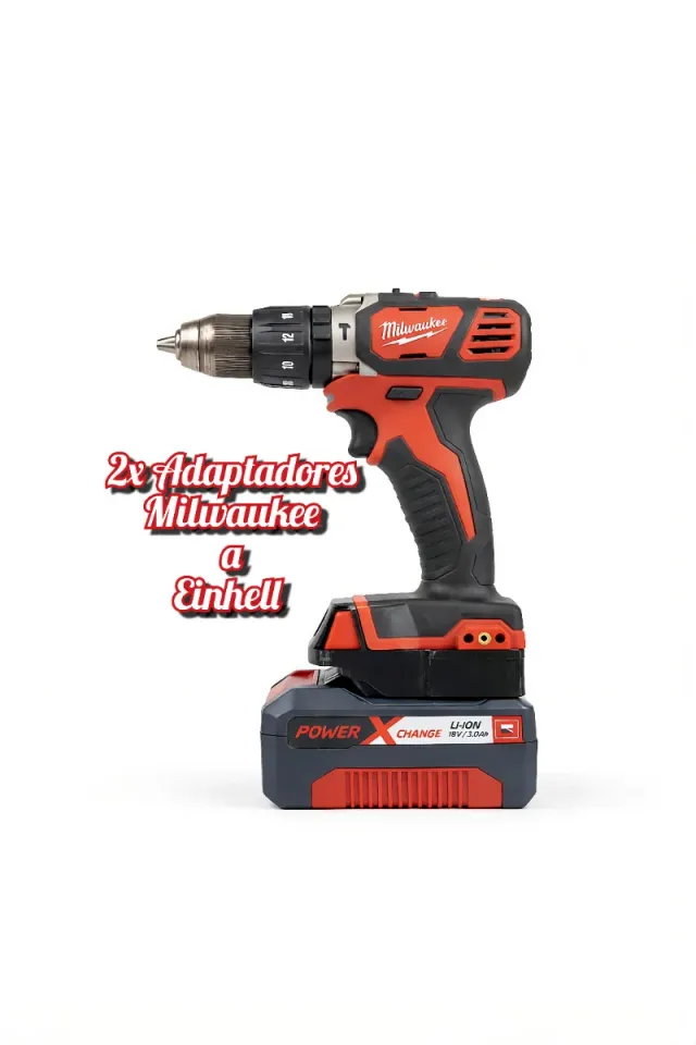 ㊗️2x Adaptadores Milwaukee a Einhell ㊗️