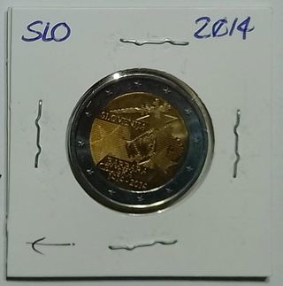 Moneda 2€ Eslovenia 2014 Barbara Celjska